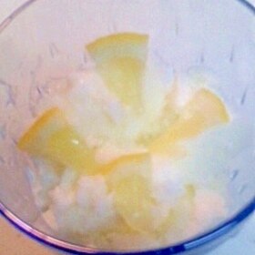 レモンヨーグルトのアイスクリーム
